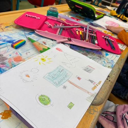 Fertig gezeichnetes Bild: verschiedene Motive